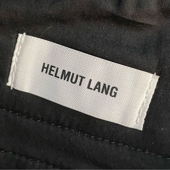 Helmut‎ Lang Black Marble Twill Skinny Ankle Pants Size 30 - Picture 6 of 7